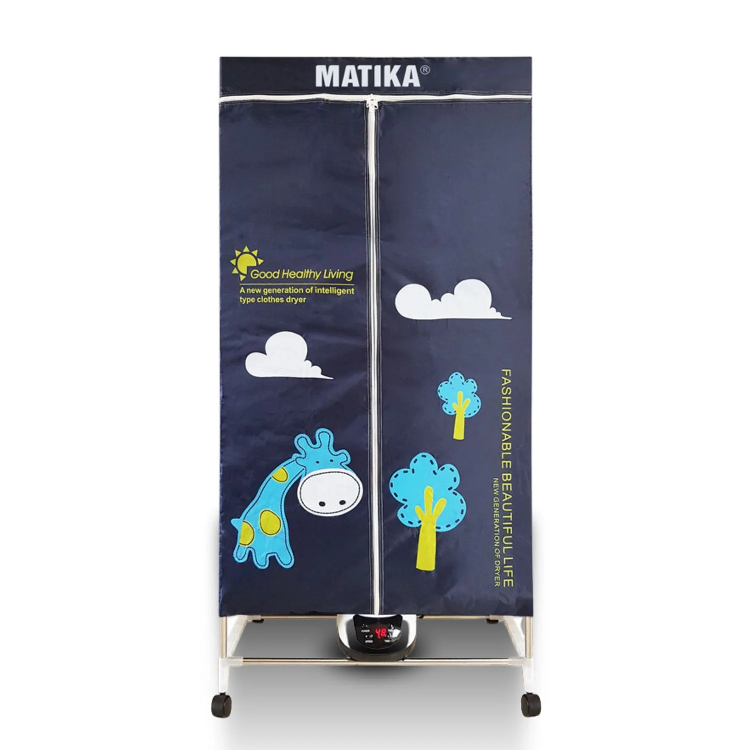 Tủ sấy quần áo Matika có điều khiển từ xa công suất 1200W