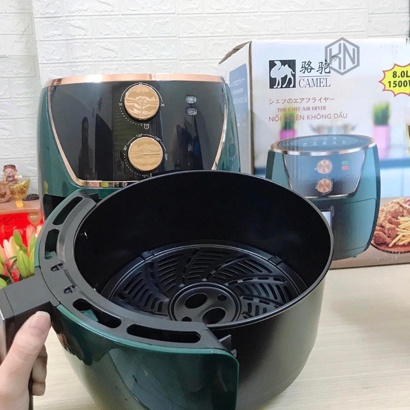 Nồi chiên không dầu camel 8l